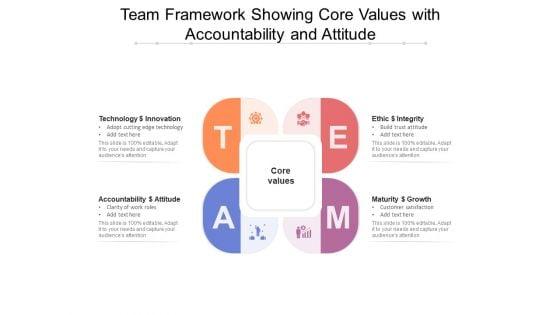 Team_Framework_Showing_Core_Values_With_Accountability_And_Attitude_Ppt_PowerPoint_Presentation_File_Graphics_PDF_Slide_1.jpg
