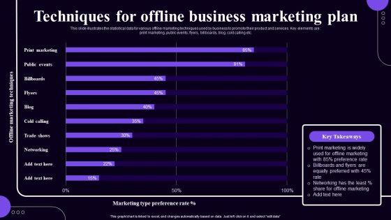 Techniques_For_Offline_Business_Marketing_Plan_Diagrams_PDF_Slide_1.jpg