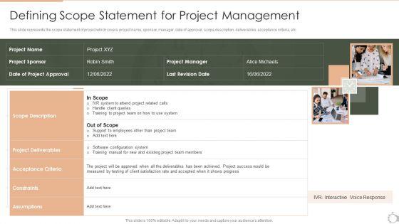 Techniques_For_Timely_Project_Defining_Scope_Statement_For_Project_Management_Graphics_PDF_Slide_1.jpg