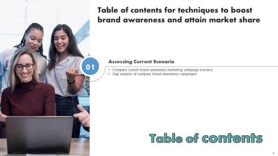 Techniques_To_Boost_Brand_Awareness_And_Attain_Market_Share_Ppt_PowerPoint_Presentation_Complete_Deck_With_Slides_Slide_4.jpg