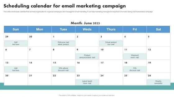 Techniques_To_Boost_Brand_Awareness_Scheduling_Calendar_For_Email_Marketing_Campaign_Infographics_PDF_Slide_1.jpg