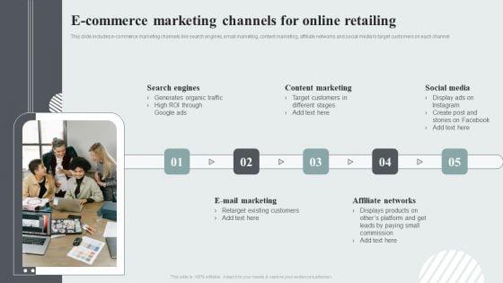 Techniques_To_Enhance_Customer_Engagement_Via_Digital_Platforms_E_Commerce_Marketing_Channels_For_Online_Retailing_Brochure_PDF_Slide_1.jpg