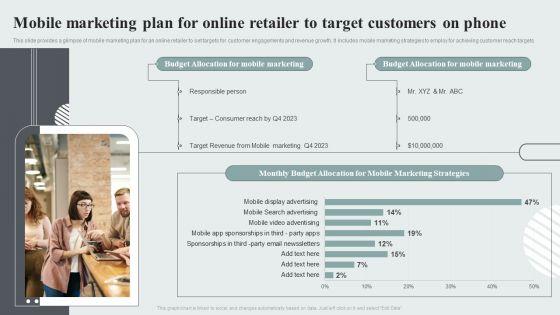 Techniques_To_Enhance_Customer_Engagement_Via_Digital_Platforms_Mobile_Marketing_Plan_For_Online_Retailer_To_Target_Customers_Diagrams_PDF_Slide_1.jpg