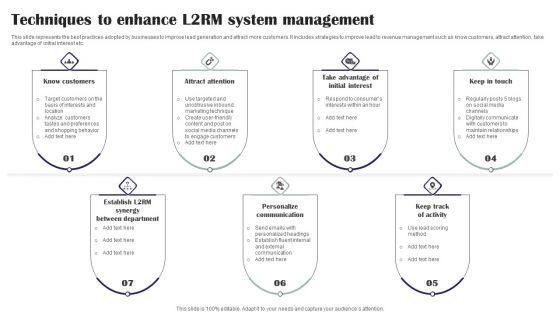 Techniques_To_Enhance_L2RM_System_Management_Ppt_Icon_Smartart_PDF_Slide_1.jpg