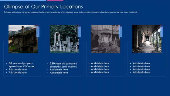 Television_Show_Fundraising_Pitch_Deck_Glimpse_Of_Our_Primary_Locations_Guidelines_PDF_Slide_1.jpg
