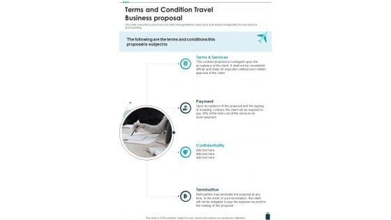 Terms_And_Condition_Travel_Business_Proposal_One_Pager_Sample_Example_Document_Slide_1.jpg