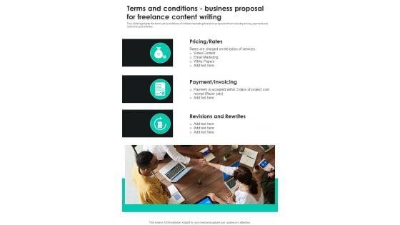 Terms_And_Conditions_Business_Proposal_For_Freelance_Content_Writing_One_Pager_Sample_Example_Document_Slide_1.jpg