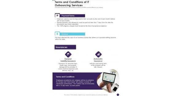 Terms_And_Conditions_Of_IT_Outsourcing_Services_One_Pager_Sample_Example_Document_Slide_1.jpg