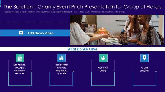 The_Solution_Charity_Event_Pitch_Presentation_For_Group_Of_Hotels_Demonstration_PDF_Slide_1.jpg