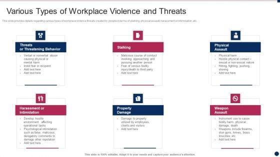 Threat_Management_At_Workplace_Various_Types_Of_Workplace_Violence_And_Threats_Designs_PDF_Slide_1.jpg
