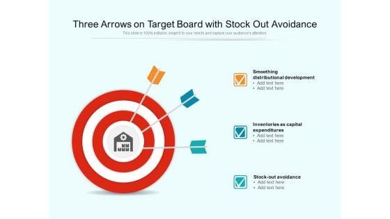 Three_Arrows_On_Target_Board_With_Stock_Out_Avoidance_Ppt_PowerPoint_Presentation_Portfolio_Visuals_PDF_Slide_1.jpg