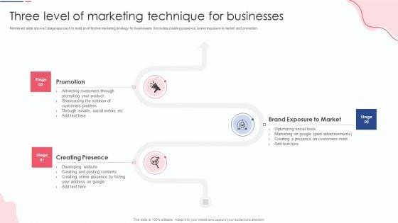 Three_Level_Of_Marketing_Technique_For_Businesses_Infographics_PDF_Slide_1.jpg