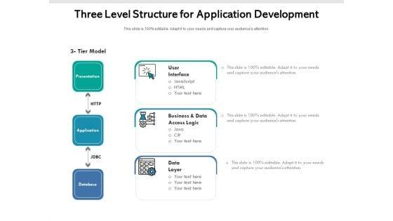 Three_Level_Structure_For_Application_Development_Ppt_PowerPoint_Presentation_Gallery_Elements_PDF_Slide_1.jpg