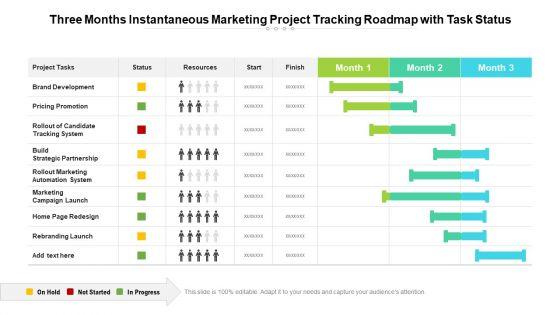 Three_Months_Instantaneous_Marketing_Project_Tracking_Roadmap_With_Task_Status_Template_Slide_1.jpg