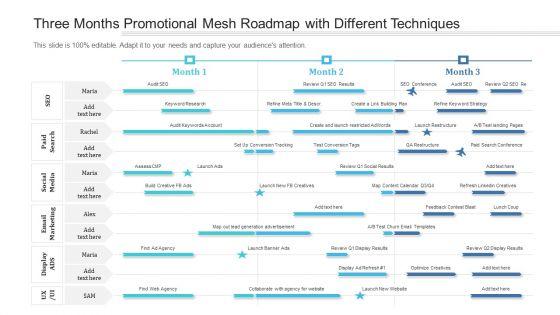 Three_Months_Promotional_Mesh_Roadmap_With_Different_Techniques_Clipart_Slide_1.jpg