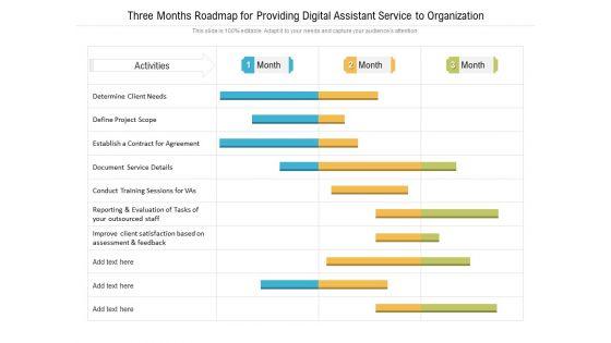 Three_Months_Roadmap_For_Providing_Digital_Assistant_Service_To_Organization_Elements_Slide_1.jpg