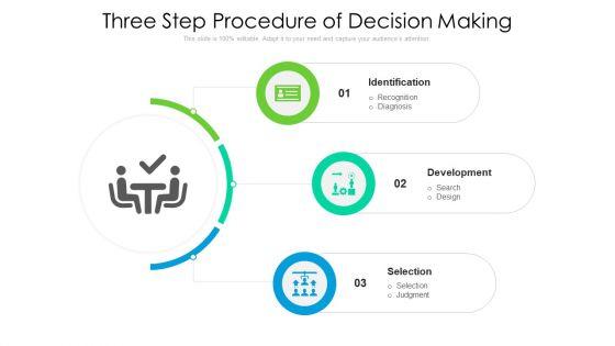 Three_Step_Procedure_Of_Decision_Making_Ppt_PowerPoint_Presentation_File_Templates_PDF_Slide_1.jpg