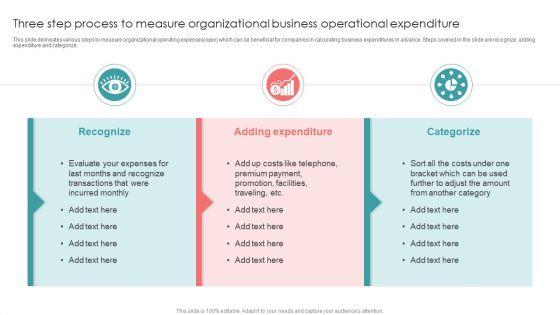 Three_Step_Process_To_Measure_Organizational_Business_Operational_Expenditure_Microsoft_PDF_Slide_1.jpg