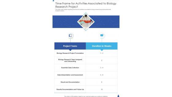 Time_Frame_For_Activities_Associated_To_Biology_Research_Project_One_Pager_Sample_Example_Document_Slide_1.jpg