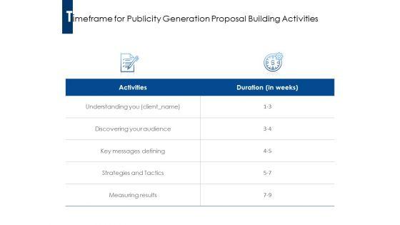 Timeframe_For_Publicity_Generation_Proposal_Building_Activities_Ppt_PowerPoint_Presentation_Icon_Pictures_Slide_1.jpg