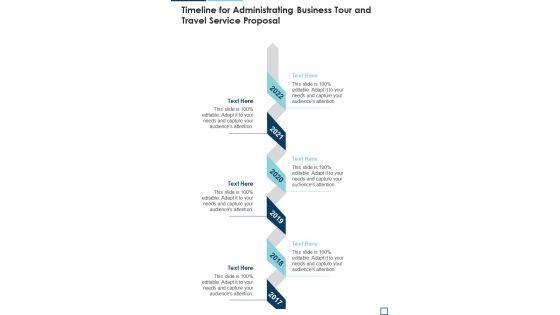 Timeline_For_Administrating_Business_Tour_And_Travel_Service_Proposal_One_Pager_Sample_Example_Document_Slide_1.jpg