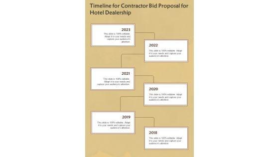 Timeline_For_Contractor_Bid_Proposal_For_Hotel_Dealership_One_Pager_Sample_Example_Document_Slide_1.jpg