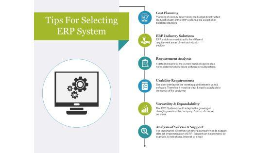 Tips For Selecting Erp System Ppt PowerPoint Presentation Portfolio Styles Tips For Selecting Erp System Ppt PowerPoint Presentation Portfolio Styles