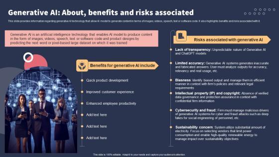 Top 10 Revolutionary Solutions For Everything Generative AI About Benefits And Risks Associated Graphics PDF Top 10 Revolutionary Solutions For Everything Generative AI About Benefits And Risks Associated Graphics PDF