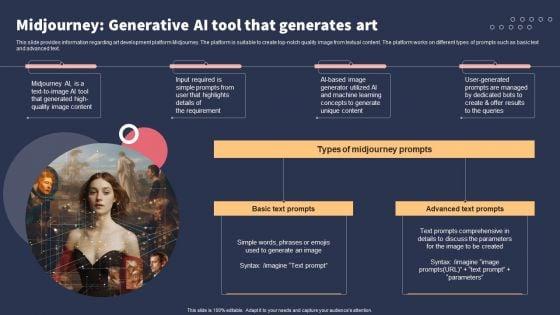 Top_10_Revolutionary_Solutions_For_Everything_Midjourney_Generative_AI_Tool_That_Generates_Art_Sample_PDF_Slide_1.jpg