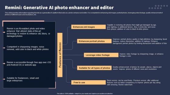 Top_10_Revolutionary_Solutions_For_Everything_Remini_Generative_AI_Photo_Enhancer_And_Editor_Introduction_PDF_Slide_1.jpg