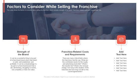 Trading_Current_Franchise_Business_Factors_To_Consider_While_Selling_The_Franchise_Brochure_PDF_Slide_1.jpg