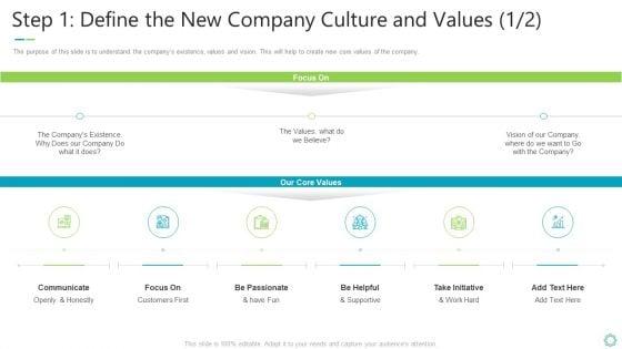 Transforming_Organizational_Processes_And_Outcomes_Step_1_Define_The_New_Company_Culture_And_Values_Communicate_Template_PDF_Slide_1.jpg