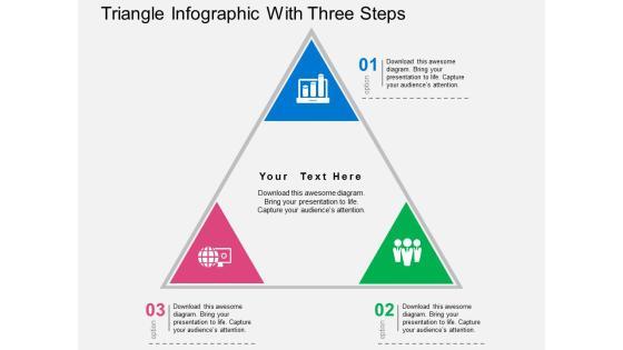 Triangle Infographic With Three Steps Powerpoint Templates Triangle Infographic With Three Steps Powerpoint Templates