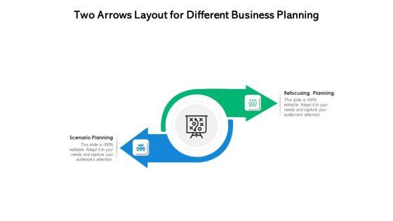 Two_Arrows_Layout_For_Different_Business_Planning_Ppt_PowerPoint_Presentation_Visual_Aids_Diagrams_PDF_Slide_1.jpg