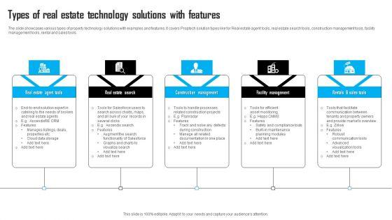 Types_Of_Real_Estate_Technology_Solutions_With_Features_Clipart_PDF_Slide_1.jpg