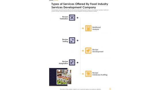 Types_Of_Services_Offered_By_Food_Industry_Services_Development_Company_One_Pager_Sample_Example_Document_Slide_1.jpg