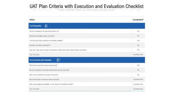 UAT_Plan_Criteria_With_Execution_And_Evaluation_Checklist_Ppt_PowerPoint_Presentation_File_Graphics_Design_PDF_Slide_1.jpg