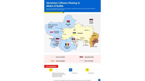 Ukrainian_Citizens_Fleeing_In_Midst_Of_Battle_One_Pager_Sample_Example_Document_Slide_1.jpg