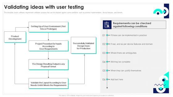 Validating Ideas With User Testing Playbook For Software Engineers Template PDF Validating Ideas With User Testing Playbook For Software Engineers Template PDF