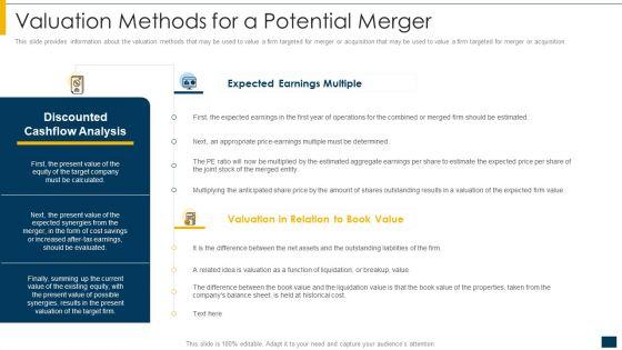 Valuation_Methods_For_A_Potential_Merger_Ppt_Portfolio_Background_Images_PDF_Slide_1.jpg