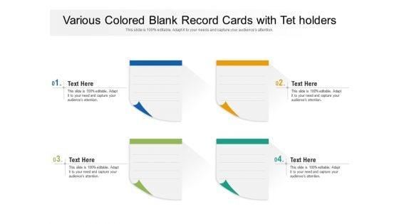 Various_Colored_Blank_Record_Cards_With_Tet_Holders_Ppt_PowerPoint_Presentation_File_Graphic_Images_PDF_Slide_1.jpg
