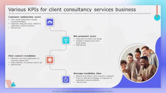 Various_Kpis_For_Client_Consultancy_Services_Business_Ppt_Portfolio_Objects_PDF_Slide_1.jpg