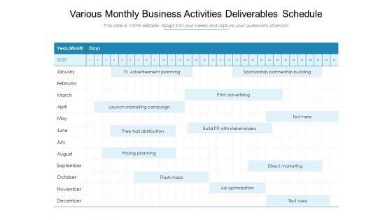 Various_Monthly_Business_Activities_Deliverables_Schedule_Ppt_PowerPoint_Presentation_Layouts_Graphics_Download_PDF_Slide_1.jpg