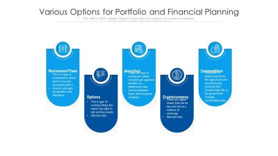 Various_Options_For_Portfolio_And_Financial_Planning_Ppt_PowerPoint_Presentation_Gallery_Background_PDF_Slide_1.jpg