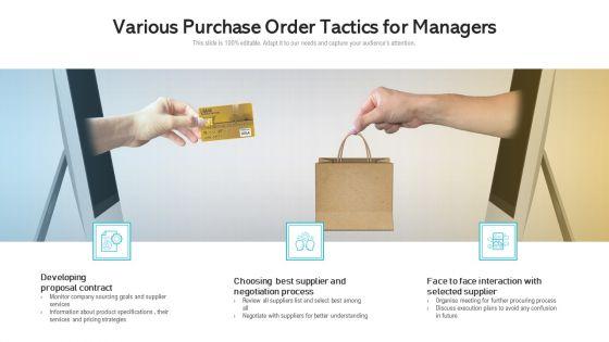 Various_Purchase_Order_Tactics_For_Managers_Ppt_PowerPoint_Presentation_Portfolio_Background_Image_PDF_Slide_1.jpg