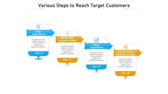 Various_Steps_To_Reach_Target_Customers_Ppt_PowerPoint_Presentation_Summary_Example_PDF_Slide_1.jpg