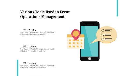 Various Tools Used In Event Operations Management Ppt PowerPoint Presentation Model Portrait PDF Various Tools Used In Event Operations Management Ppt PowerPoint Presentation Model Portrait PDF