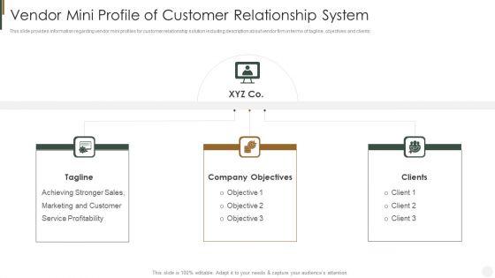 Vendor_Mini_Profile_Of_Customer_Relationship_System_Strategies_To_Improve_Customer_Introduction_PDF_Slide_1.jpg