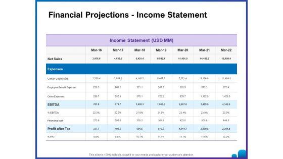 Venture_Capital_Funding_For_Firms_Financial_Projections_Income_Statement_Ppt_Layouts_Professional_PDF_Slide_1.jpg