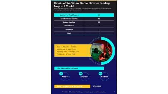 Video_Game_Elevator_Funding_Proposal_Example_Document_Report_Doc_Pdf_Ppt_Slide_5.jpg
